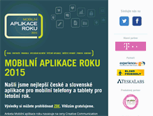 Tablet Screenshot of aplikaceroku.cz